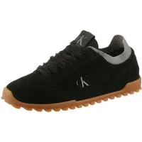 Calvin Klein LOW PROFILE RUN MG SUE DB LACES Sneaker Freizeitsneaker, Halbschuh, Schnürschuh mit Profilsohle