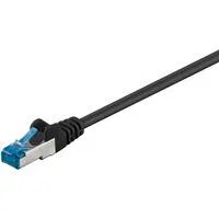 RJ-45 Patchkabel Cat 6.a S/FTP (PIMF) schwarz, 20 Meter, 500 MHz