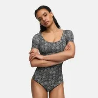 cfab (creamy fabrics) Shaping-Body T-Shirt Bodysuit Sculpting Shapewear mit String-Snake-4XL (1-tlg)