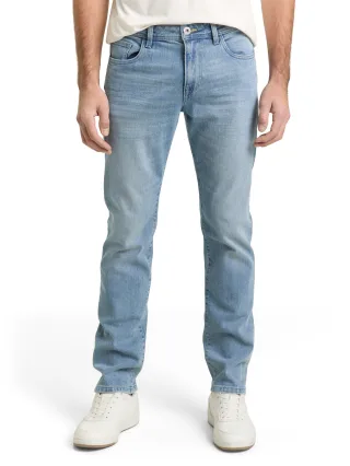 Tom Tailor - TTJOSH REGULAR SLIM Jeans Used Light Stone Blue Denim - Gr. - 32