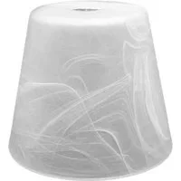 Home4Living Lampenschirm Alabasterglas weiß Ersatzglas Ø 12cm Lampenglas Lampenschirm, dekorativ