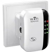 Athlix WiFi Extender Booster 300mbit/s, WLAN Repeater, WLAN Verstärker WLAN-Repeater, 300m² Abdeckung, 300 mbit/s, breite Kompatibilität