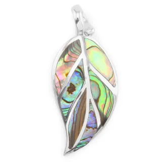 Blatt Anh?nger aus 925 Silber