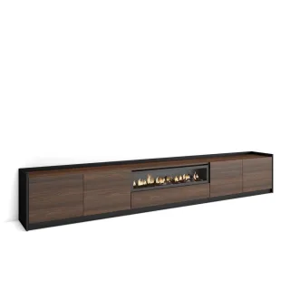 Skraut Home Lowboard,, Hellbraun, Holzwerkstoff, Rechteckig,Rechteckig, 310x50x37 cm, Wohnzimmer, Wohnwände, Lowboards, Lowboards stehend