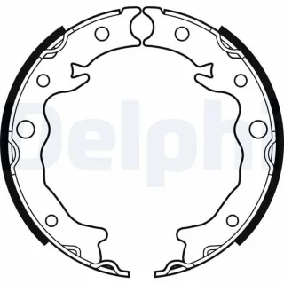 Delphi Bremsbacken hinten Subaru Forester Impreza Xv