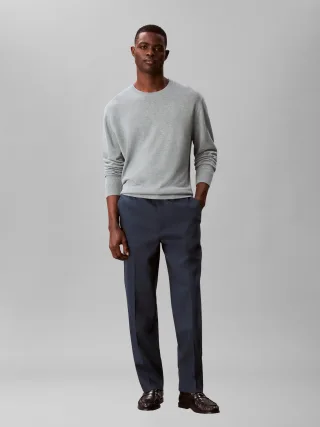 TAPERED LINEN LYOCELL PANT Navy Stone - Gr. - 31
