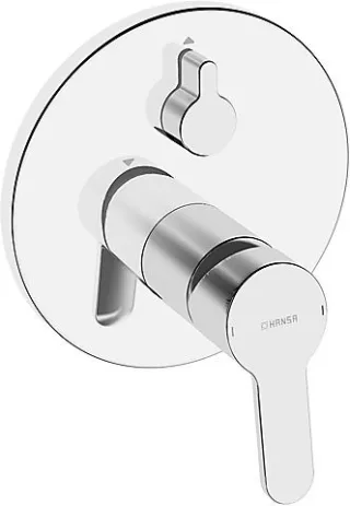 Hansa Funktionseinheit mit Dekorset Wannenarmatur Hansaprimo 8990 chrom, 89903003 89903003