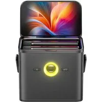 Ikarao iKarao Shell S3 Karaoke-Maschine (Bluetooth, Touchscreen, Vocal-Removal, WLAN, Bluetooth und Karaoke mit Mikrofonen)