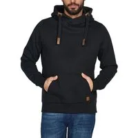 riverso Kapuzenpullover Herren Hoodie RIVNiklas Regular Fit Longsleeve Sweatshirt mit Cross-Over-Kragen und Kängurutasche