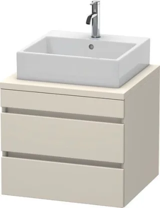 Duravit DuraStyle Konsolenwaschtischunterbau wandhängend Taupe Matt 600x548x512 mm - DS531509191 DS531509191