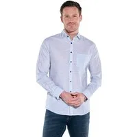 Engbers Langarmhemd Herren Hemd "My Favorite", Hellblau