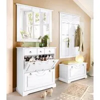 OTTO home Garderoben-Set Klera, (Set, 4-St), 4-teilig, aus massiver Kiefer, FSC®-zertifiziert
