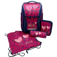 School Buddy Schulranzen Ranzen-Set 4-Teilig