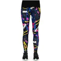 cosey Leggings Neon Line Leggings, 2 Größen (XS–S & M–L) (38/M bis 40/L) Pop Scribble