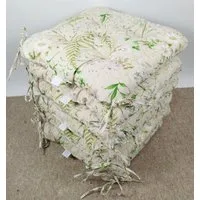 Rattani Stuhlkissen Set 6 x Stuhlkissen Sitzkissen Klara 42 x 42 cm