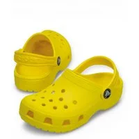 Crocs Sandale Classic Clog K zitronengelb Kinder Badeschuh