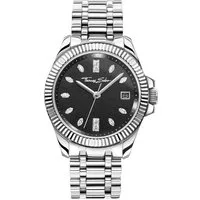 THOMAS SABO Quarzuhr DIVINE WA0406-201-203-33 MM, Armbanduhr, Damenuhr, Datum, Mineralglas mit Saphirbeschichtung