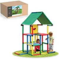 QUADRO Spielturm Junior, Modulares Stecksystem, ab 2 Jahren, Made in Germany, UV-stabil