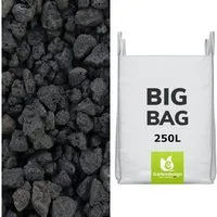 CM-Gartendesign Lavasteine Lavamulch, (16/32mm, schwarz), 250L