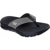 Skechers GO CONSISTENT SANDAL 2.0 CANTON Zehentrenner Badeschuh, Sommerschuh, Flat mit Goga Mat Fußbett