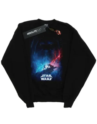 Star Wars Mens The Rise Of Skywalker Movie Poster Sweatshirt (Noir)