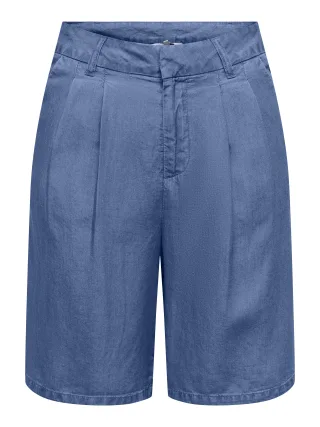 ONLY - ONLCHARIS LIFE BERMUDA SHORTS WVN CC Medium Blue Denim - Gr. - XL
