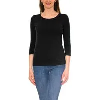 Alkato Longshirt Alkato Damen Shirt 3/4 Arm mit Rundhals