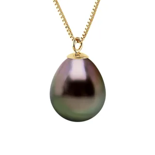 DIADEMA - Halskette - Tahiti-Perle - in Gelbgold