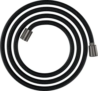 Hansgrohe Textilbrauseschlauch Axor 2000mm mit konischer/zylindrischer Mutter, brushed black chrome, 28290340