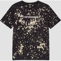 s.Oliver Kurzarmshirt T-Shirt Jersey-T-Shirt mit Garment Dye und Print