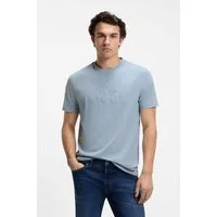 BOSS ORANGE T-Shirt Thinking (1-tlg) Rundhalsausschnitt, Regular Fit, großer Logodruck