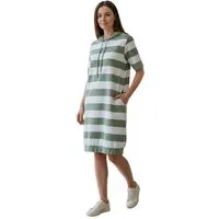 Estefania for woman Shirtkleid 191-5201, gestreift und mit Stehbund