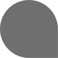 Raik Bodenschutzplatte Raik Bodenplatte B6 Tropfen gussgrau pulverbeschichtet 1200 x 1200 mm