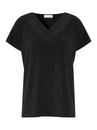 Femilet by Chantelle - JAZZ T-Shirt, kurzarm schwarz - Gr. - 36