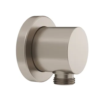 VitrA Universal Round Wandanschlussbogen mit Abgang G 1/2" Nickel gebürstet,A4522334 A4522334