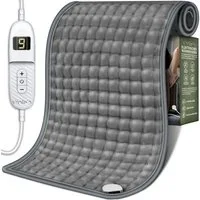 sinnlein Heizkissen aus Fleece 42 x 32 cm elektrisches Wärmekissen mit, Abschaltautomatik, waschbar bis 40°C