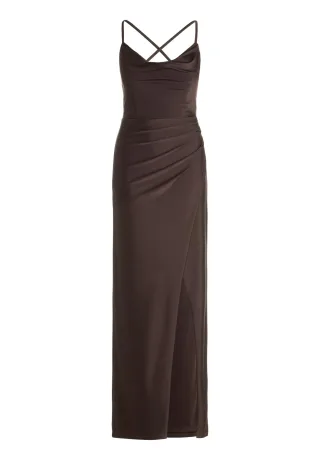VM by Vera Mont - Abendkleid Dark Maroon - Gr. - 34