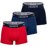 Lacoste Boxer Herren Boxershort 3er Pack Baumwolle (Packung, 3er Pack)