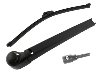 Scheibenwischer Heckwischer Wirscherarm Abdekkappe Spritzdüse Düse SET für VW Passat B6 Variant 05-10 / Passat B7 Variant 10-15