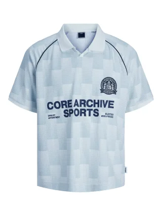 JACK&JONES - JCOBREEZE FOOTBALL AOP MESH TEE SS JNR - Gr. - 152
