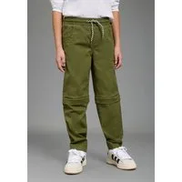 KIDSWORLD Webhose 2 in1 Hose, Zip-Away Hose für Jungen aus lang macht kurz, 2in1 Hose, gerade Beinform, mit Gummizug