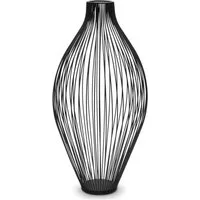 Spetebo Dekovase Metall Vase im Gitter Design für Trockenblumen - 45 cm (Stück, 1 St., Deko Vase), Deko Ständer für Kunstblumen