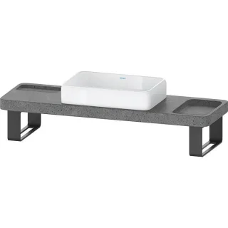 Duravit Collection One Waschtisch-Konsolen-Set D4800900 140x45x90cm, mit Konsole, Konsolenträger, Lavica poliert