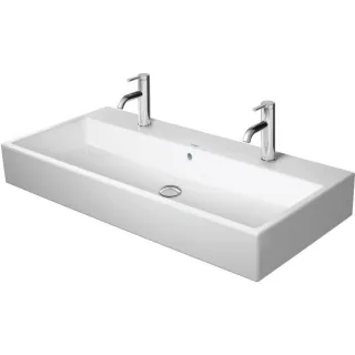 Duravit Vero Air Möbelwaschtisch 2350100024 weiss, 100x47cm, mit Überlauf, 2 Hahnlöcher