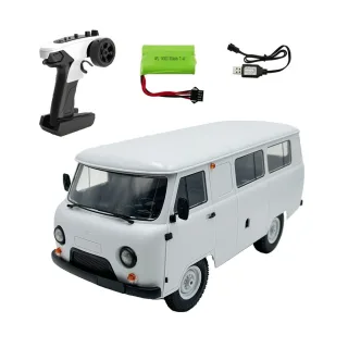 WPL C-104 1/12 2.4G 4WD RTR Full-Scale OFF-Road Van Truck RC Car Vehicle Models Toy w/ Light Full Proportional Control U