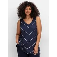 Sheego Shirttop Tanktop Ärmellos