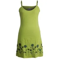 Vishes Sommerkleid Besticktes Rosen Kleid mit verstellbaren Trägern Boho, Elfen, Hippie Style