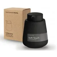 blackswedenhome. Seifenspender Seifenspender aus Keramik mit Soft Touch Oberfläche - Modernes Design, Soft Touch Oberfläche