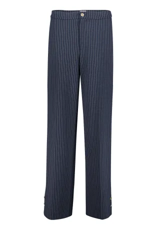 CARTOON - Casual-Hose Blue/Camel - Gr. - 36