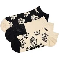 Happy Socks Sneakersocken Unisex Socken 3er Pack Baumwolle (Packung, 3er Pack)